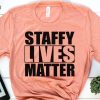 staffy lives matter black design heather prism shirt