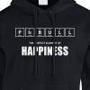pit bull the perfect element of happiness hoodie black