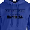 pit bull the perfect element of happiness hoodie royal blue black