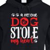 A Rescue Dog Stole My Heart Hoodie Black